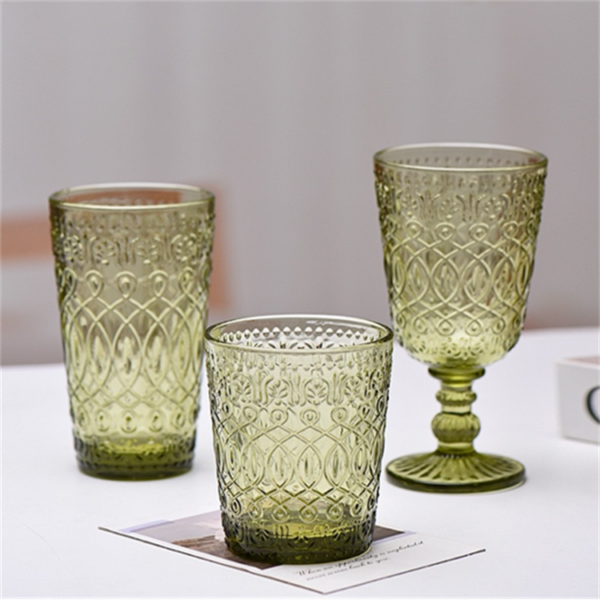 Wholesale solid color drinkware glass product photo