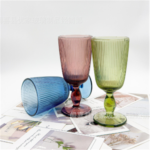 Solid color wine glass and water glass - Image 3