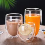 Clear Double Wall Coffee Cup Hb-0003 product photo