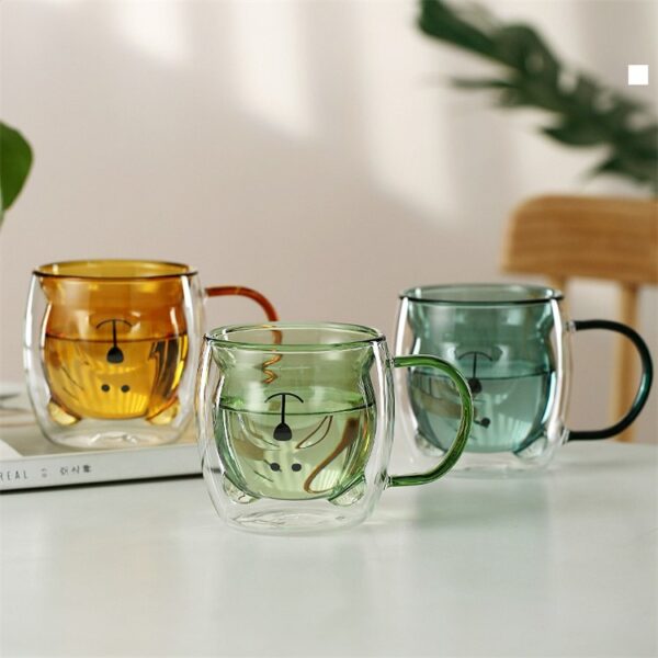 Animal Face Double Wall Mug Hb-0004 product photo