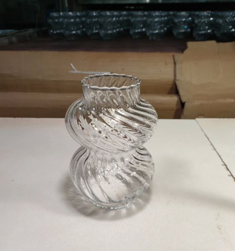 handmade glass decor gourd vase wholesale photo