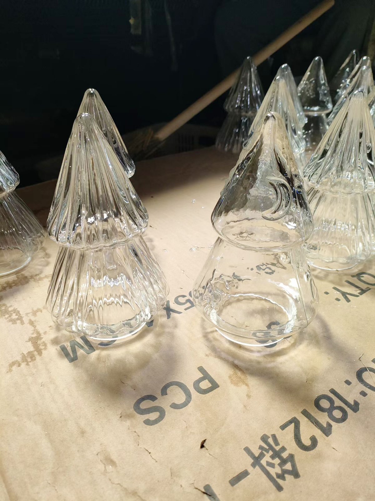 handmade glass decor Christmas tree detail wholesale photo