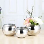 Wholesale Glass Vase HP-193 wholesale photo - mirror electroplated finish