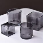 Wholesale Glass Vase HP-195 wholesale photo - smoke grey finish